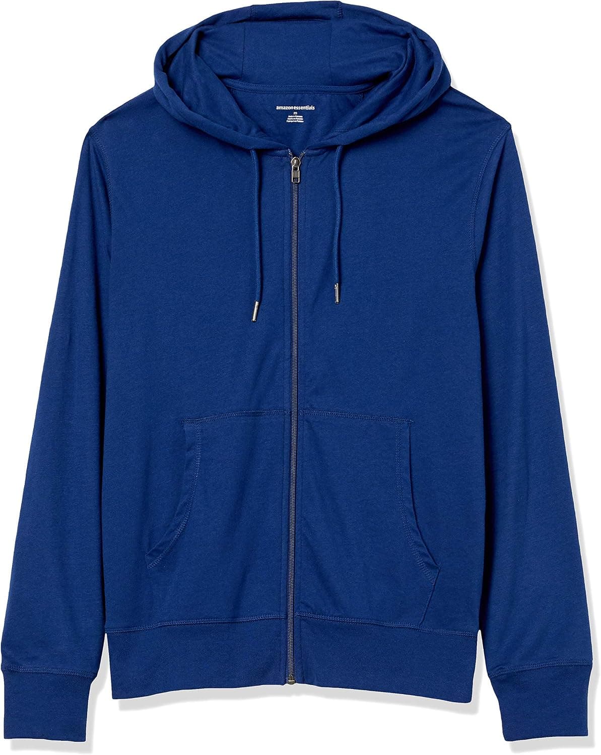 Amazon Essentials Men's Lightweight Jersey Full-Zip Hoodie