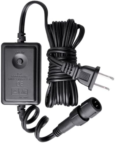 MegaBrand Multi Flash 2 Wire LED Rope Light Controller w Power Cord UL Home 110V Acc