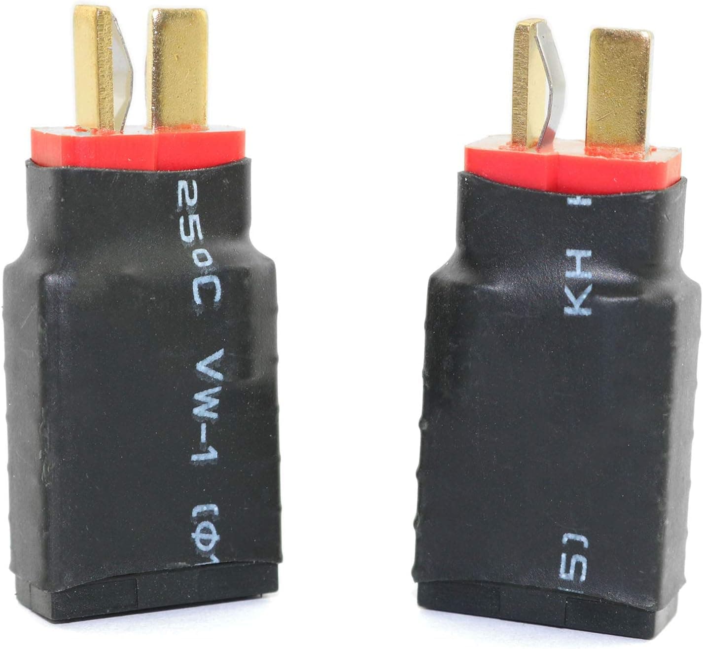 DGZZI 2PCS Male Deans T Plug to Female Connector Wireless Adapter RC Charger Slash E Revo