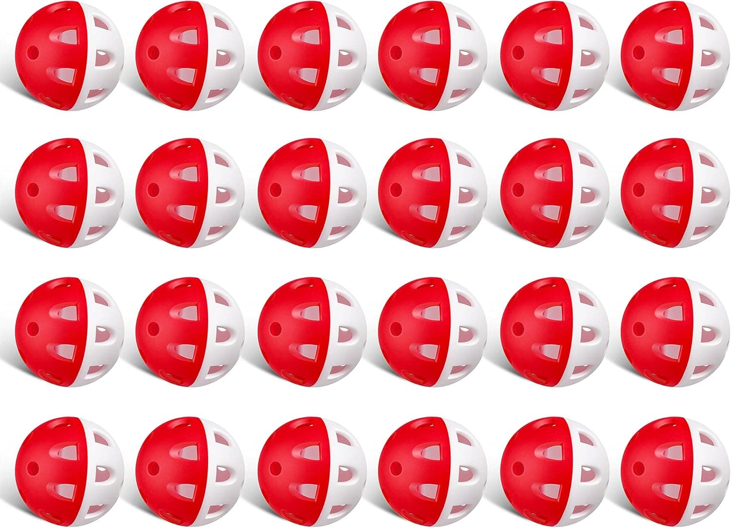 CHAMPKEY Limited Flight Practice Golf Balls | True Hitting Feeling and Side Spin Golf Training Balls