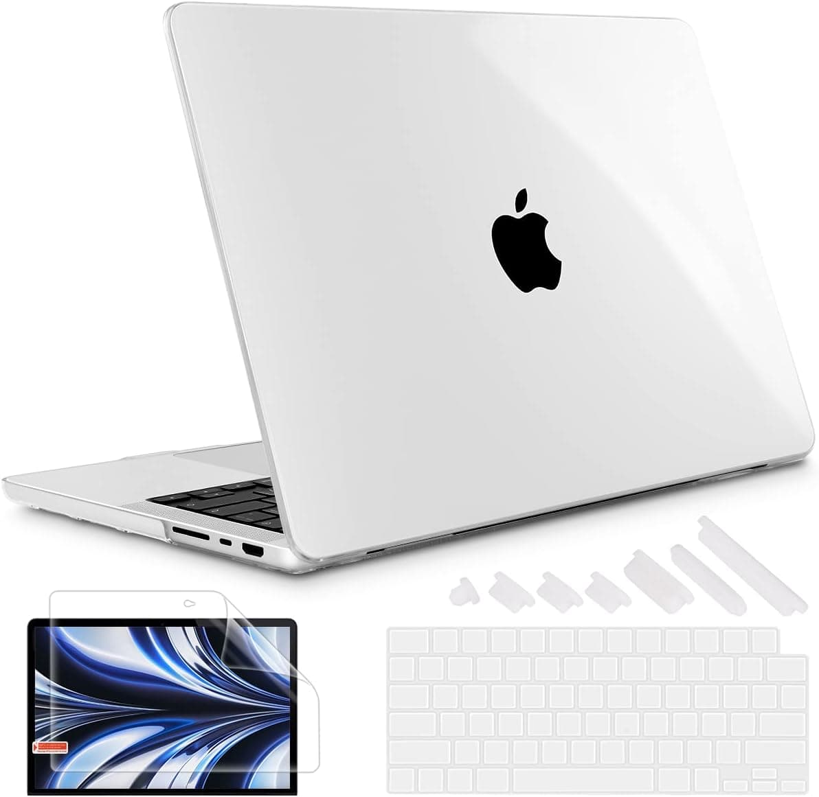 May Chen for MacBook Pro 16 Inch (2023 2021 Release) A2780 M2 Pro / M2 Max Chip & A2485 M1 Pro / M1 Max Chip with Retina XDR Display, Plactic Hard Shell Case with Keyboard Cover, Crystal Clear