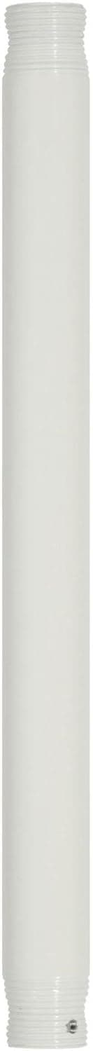 Westinghouse Lighting 7726500 Ceiling Fan Down Rod 18 Inch White/Satin White Finish