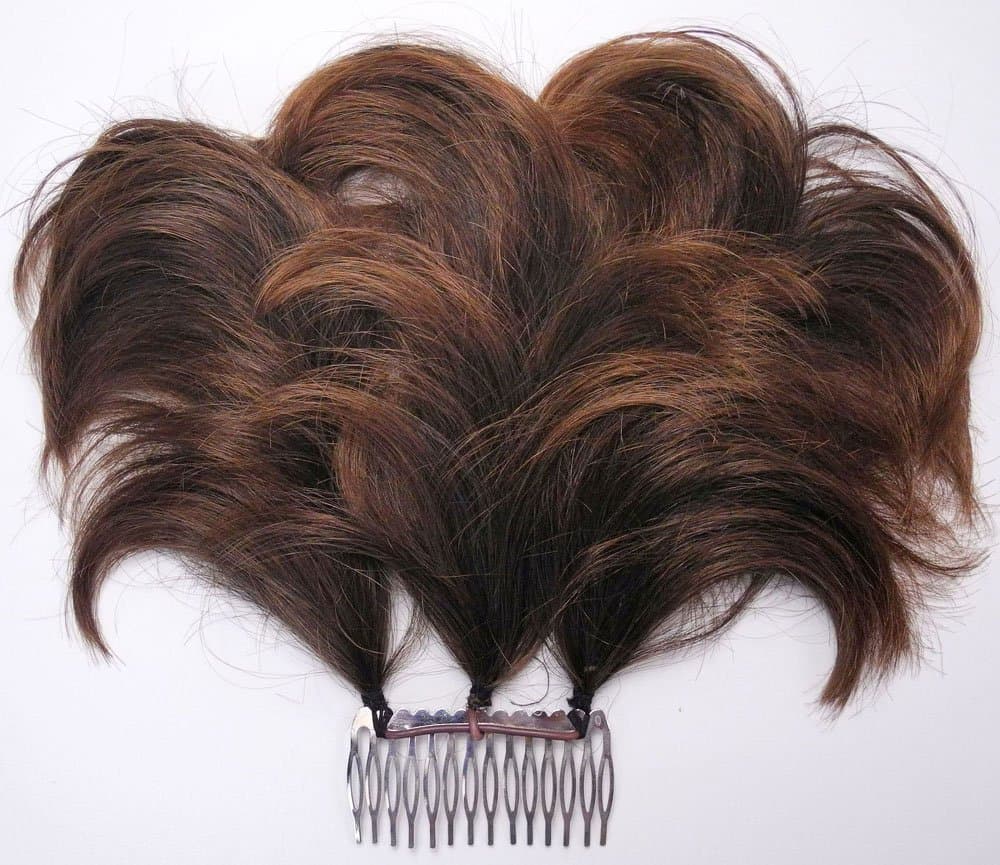 Mia Wavy Bendable Wire Comb Hairpiece - Warm Brown # 30TL4