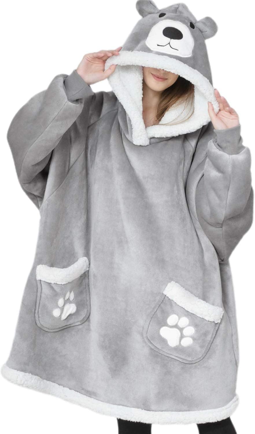 Bedsure Wearable Blanket Short