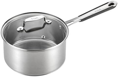 T-fal E75724 PerformaPro Stainless Steel Dishwasher Safe Induction Compatible Saucepan Cookware, 3-Quart, Silver