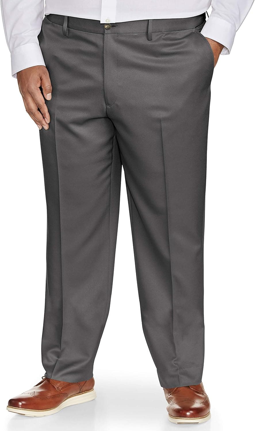 Amazon Essentials Men's Big & Tall Classic-fit Wrinkle-Resistant Flat-Front Chino Pant