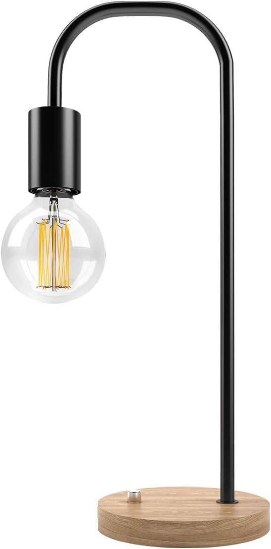 Oneach Industrial Floor Lamp for Living Room LED Metal Standing Lamp 64”H  for Bedroom ETL Listed  Black (08)