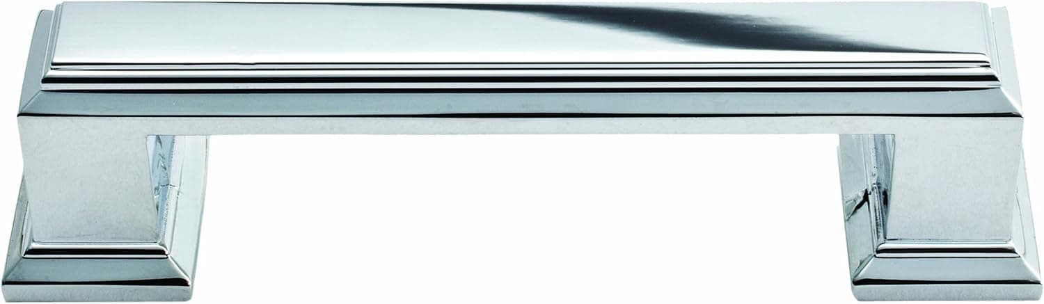 Atlas Homewares 291-CH Sutton Place Collection 3.84-Inch Pull, Polished Chrome
