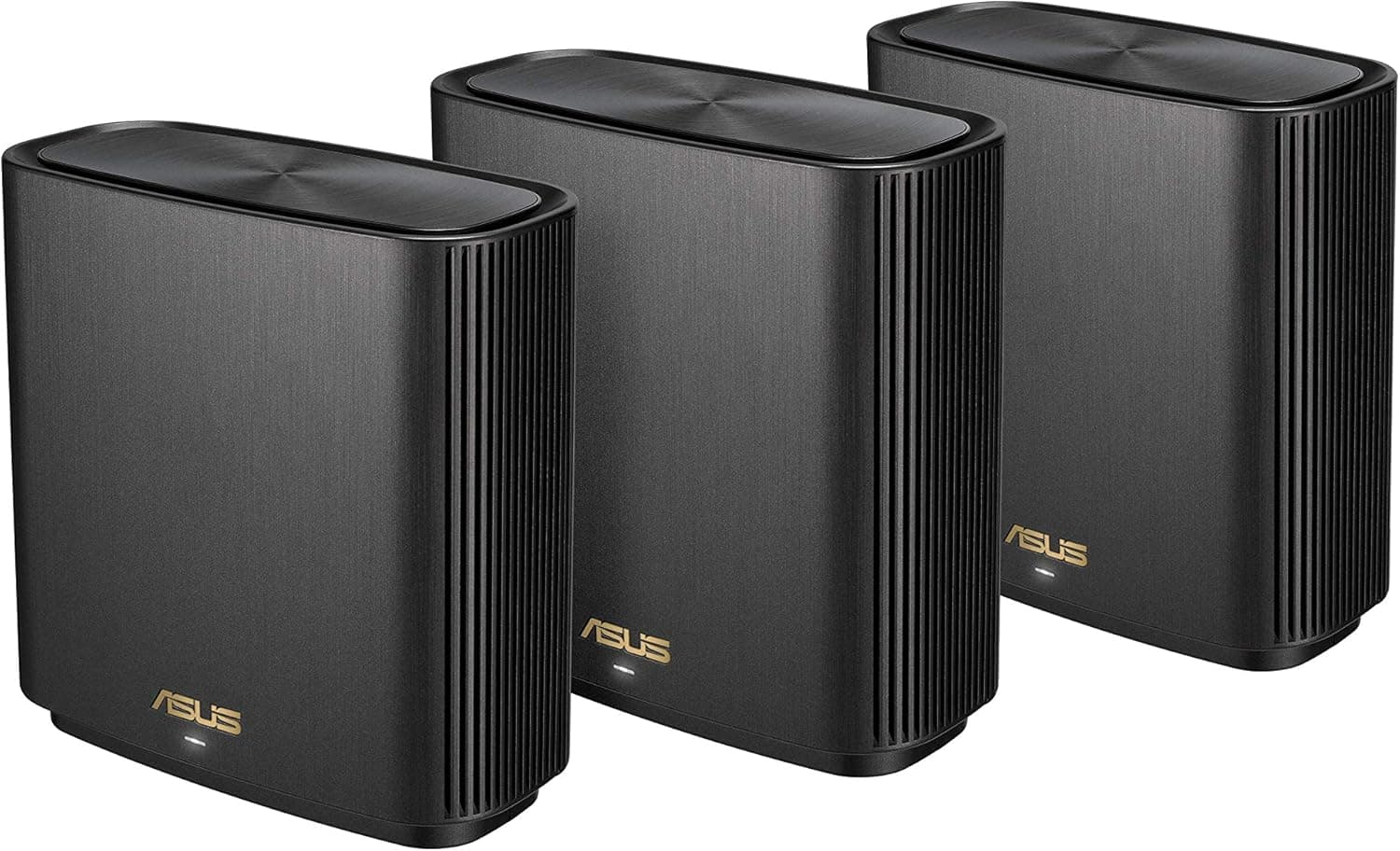 ASUS ZenWiFi AX6600 Tri-Band Mesh WiFi 6 System (XT8 3PK) - Whole Home Coverage up to 7500 sq.ft & 8+ rooms, AiMesh, Included Lifetime Internet Security, Easy Setup, 3 SSID, Parental Control, Charcoal