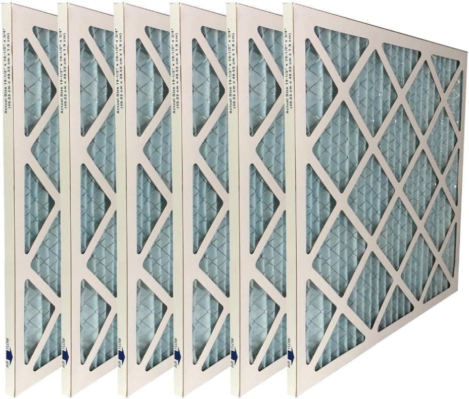 Filters Fast 24x30x1 Air Filter MERV 11, 1" AC Furnace Air Filters, Made in the USA, Actual Size: 23.75"x29.75"x0.75, 6 Pack