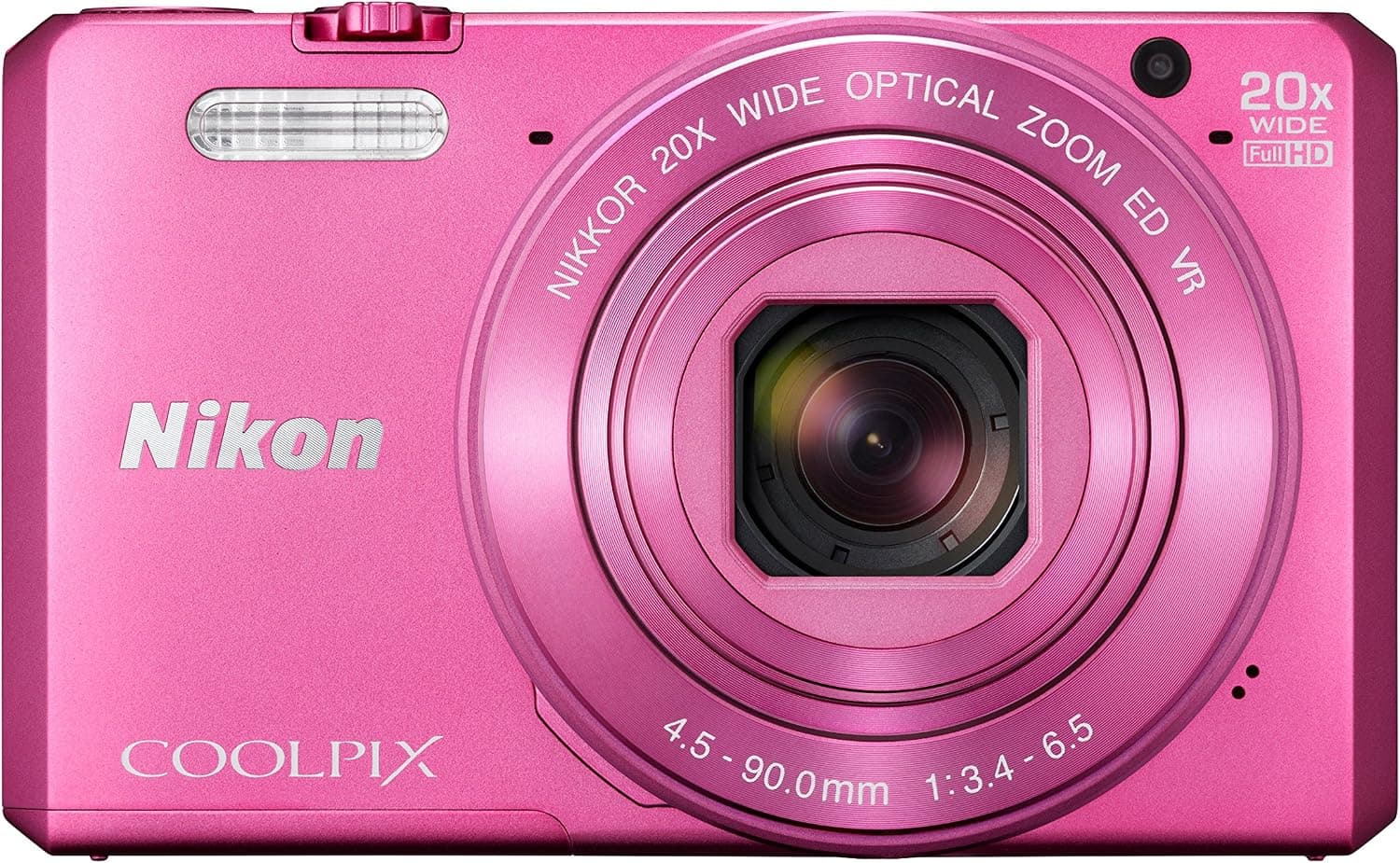 Nikon COOLPIX S7000 Digital Camera (Pink) International Version (No Warranty)