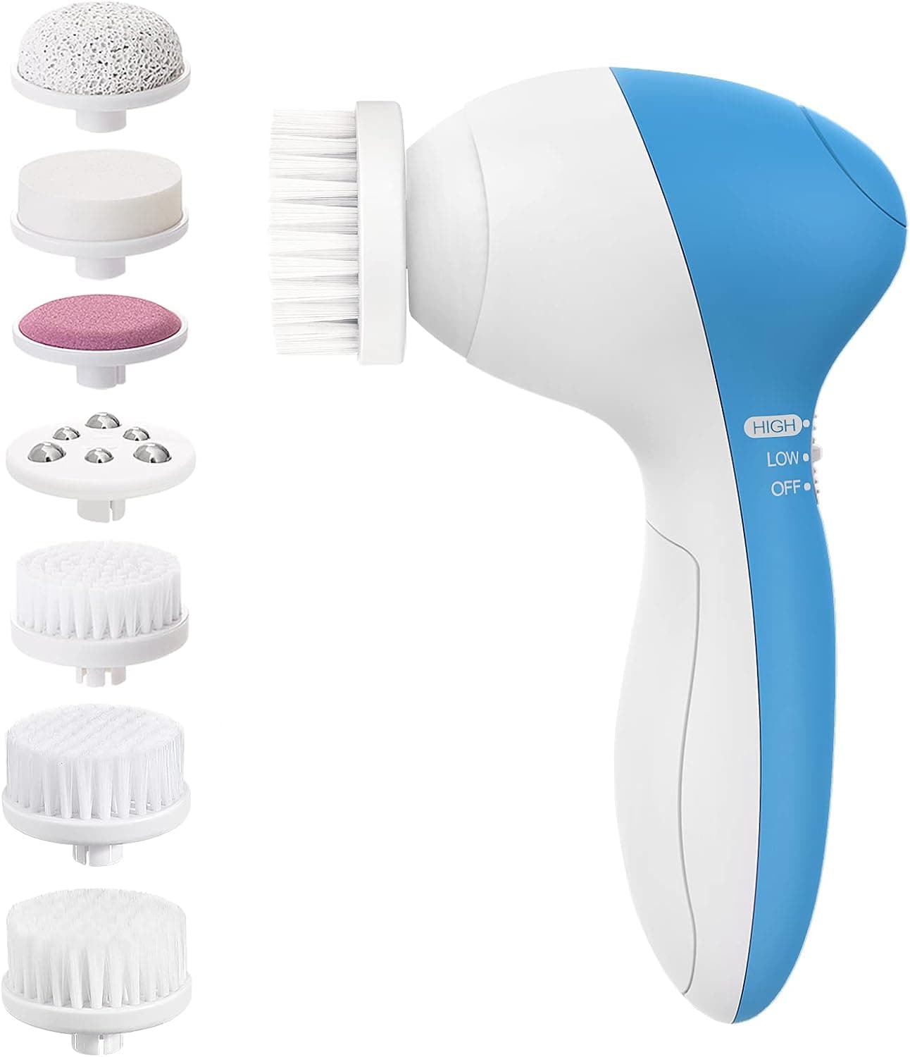Facial Cleansing Brush - Electric Face Brush Scrubber Waterproof (Upgraded Version) for Deep Exfoliating