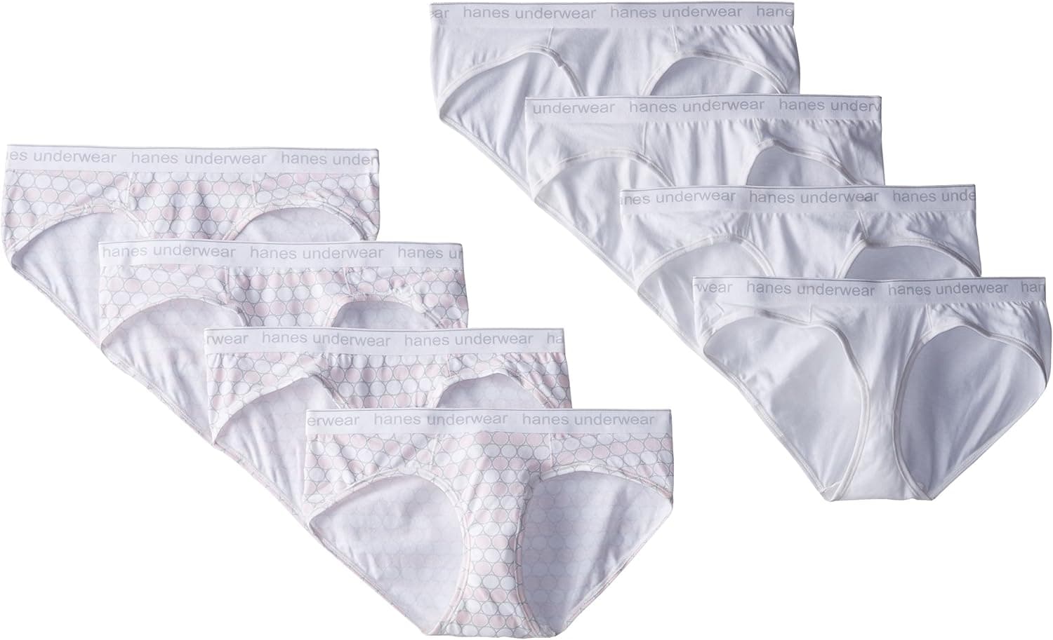 Hanes Women's Boyfriend Cotton Stretch Bikini Panty (Pack of 8)