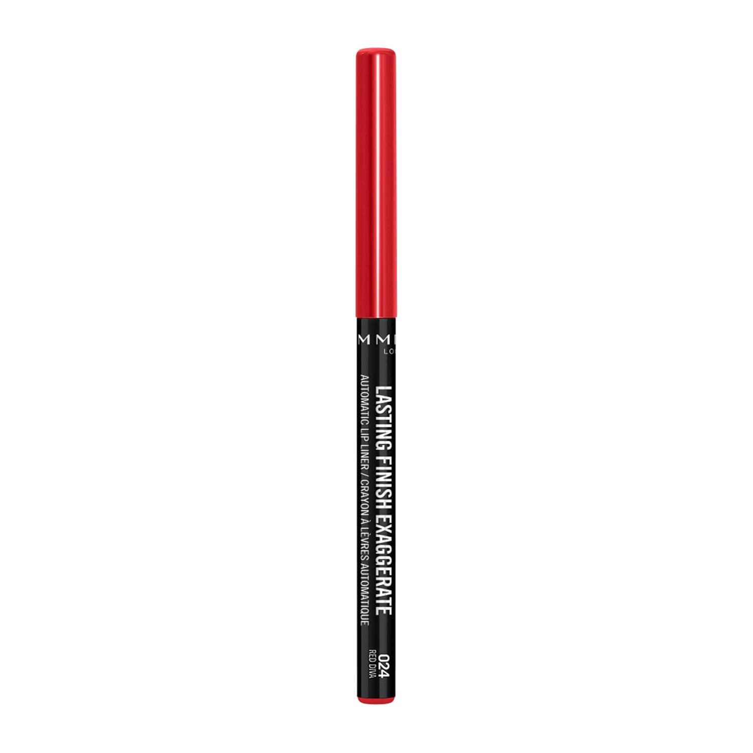 Rimmel Lasting Finish Exaggerate Automatic Lip Liner, 24 Red Diva