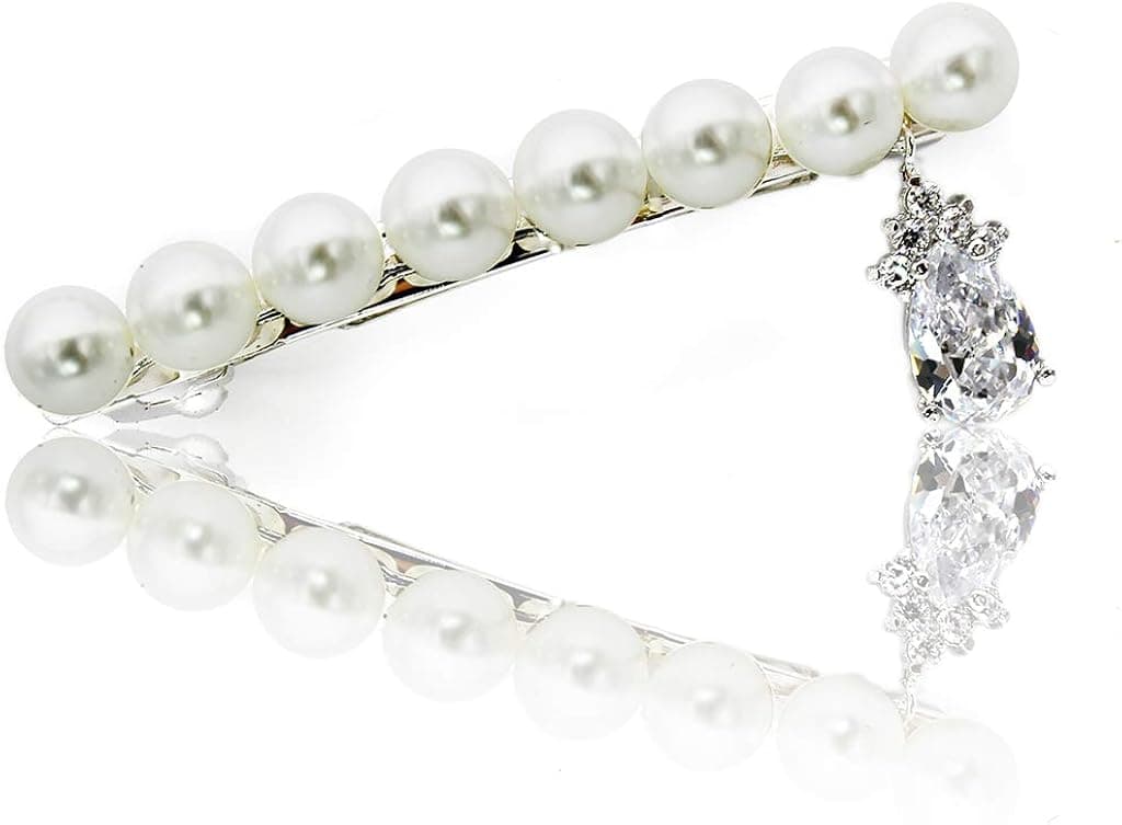 Small Practical Cute Lovely 2pcs 7pcs Pearl Gold Silver-Plated Zirconia Cubic Hairpin Accessories for Women Clip Sets