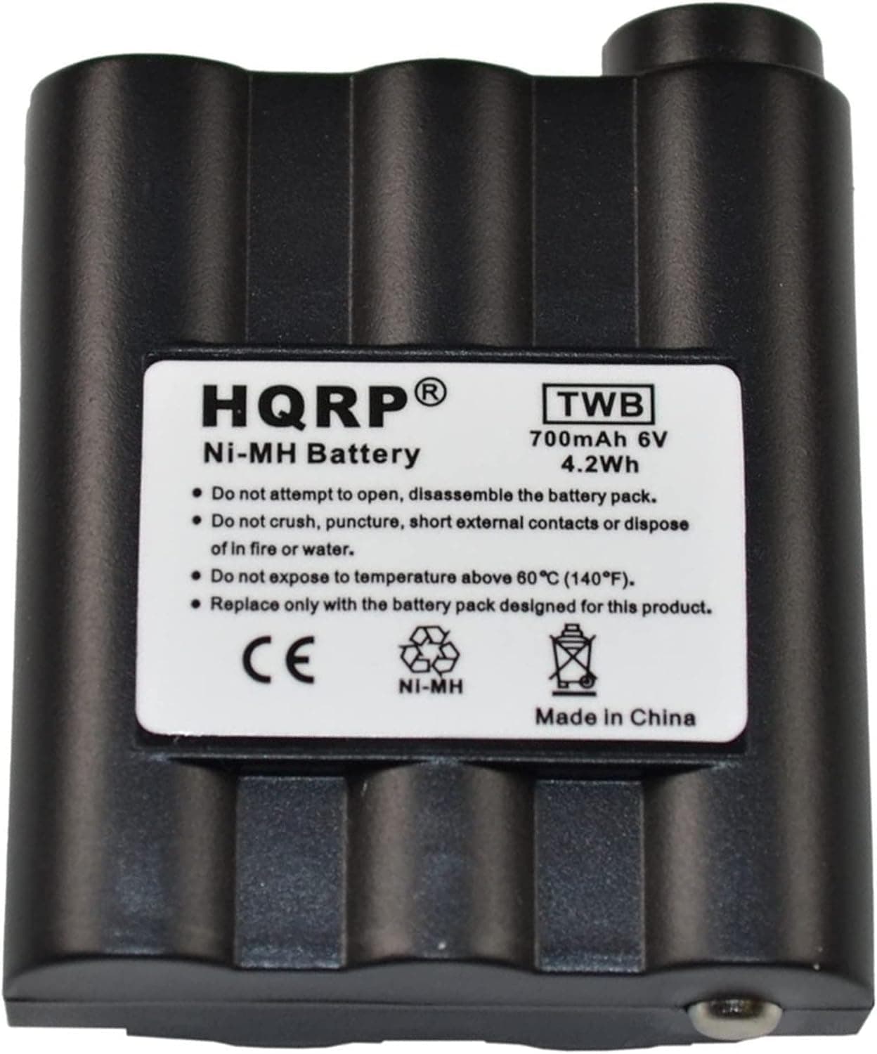 HQRP Rechargeable Battery Pack Compatible with Midland GXT-950 / GXT950 / GXT950VP4 / GXT-1000 / GXT1000 / GXT1000VP4 / GXT-1050 / GXT1050 / GXT1050VP4 Two-Way Radio