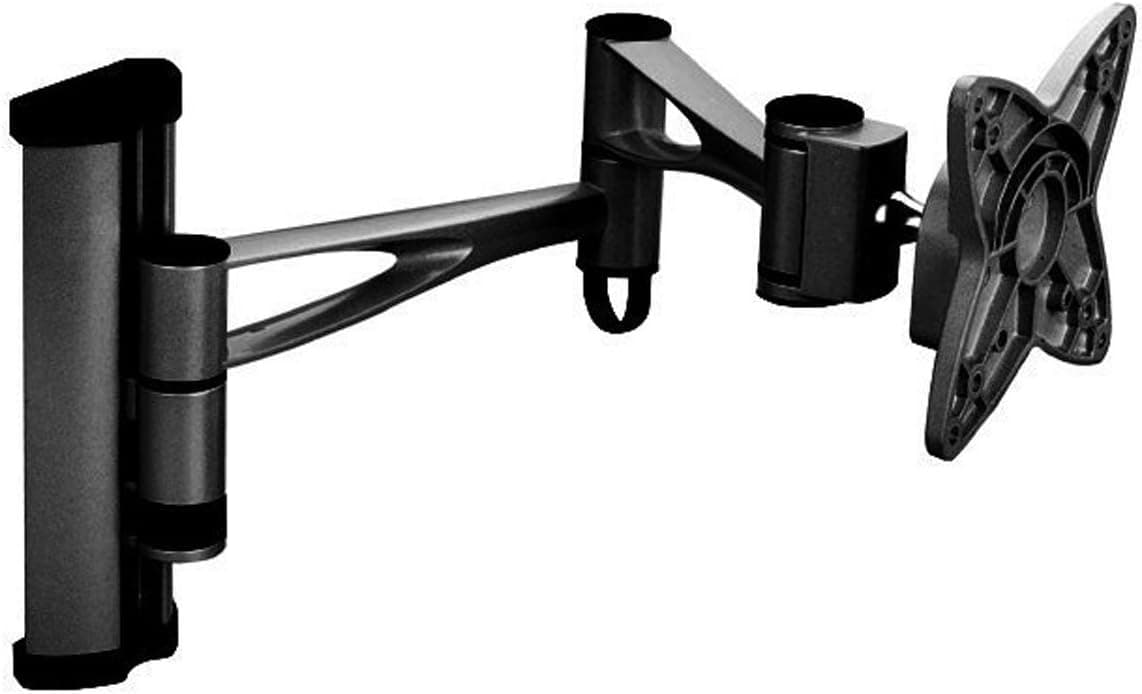 Monoprice 3 Way Adjustable Tilting Wall Mount Bracket for LCD LED (Max 33Lbs, 10~25inch) - Black (No Logo)