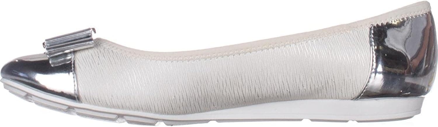 Anne Klein Womens Aricia Closed Toe Ballet Flats