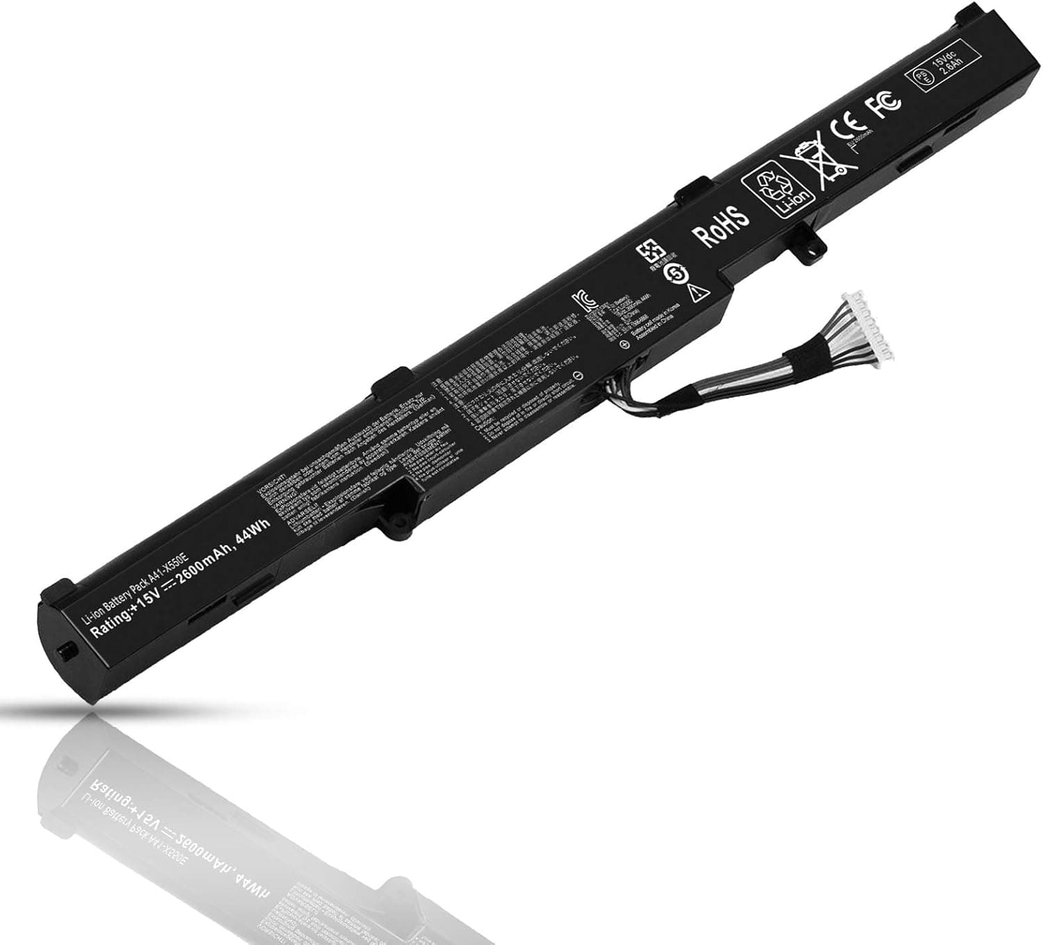 FLYTEN A41-X550E Battery for Asus X450 X450E X450J X450JF X550E X550Z X550ZA K450V K550E K550D K550DP A450 A450C A450V A450E A450J A450JF F450 F450C F450V F450E F450J F450JF F550D