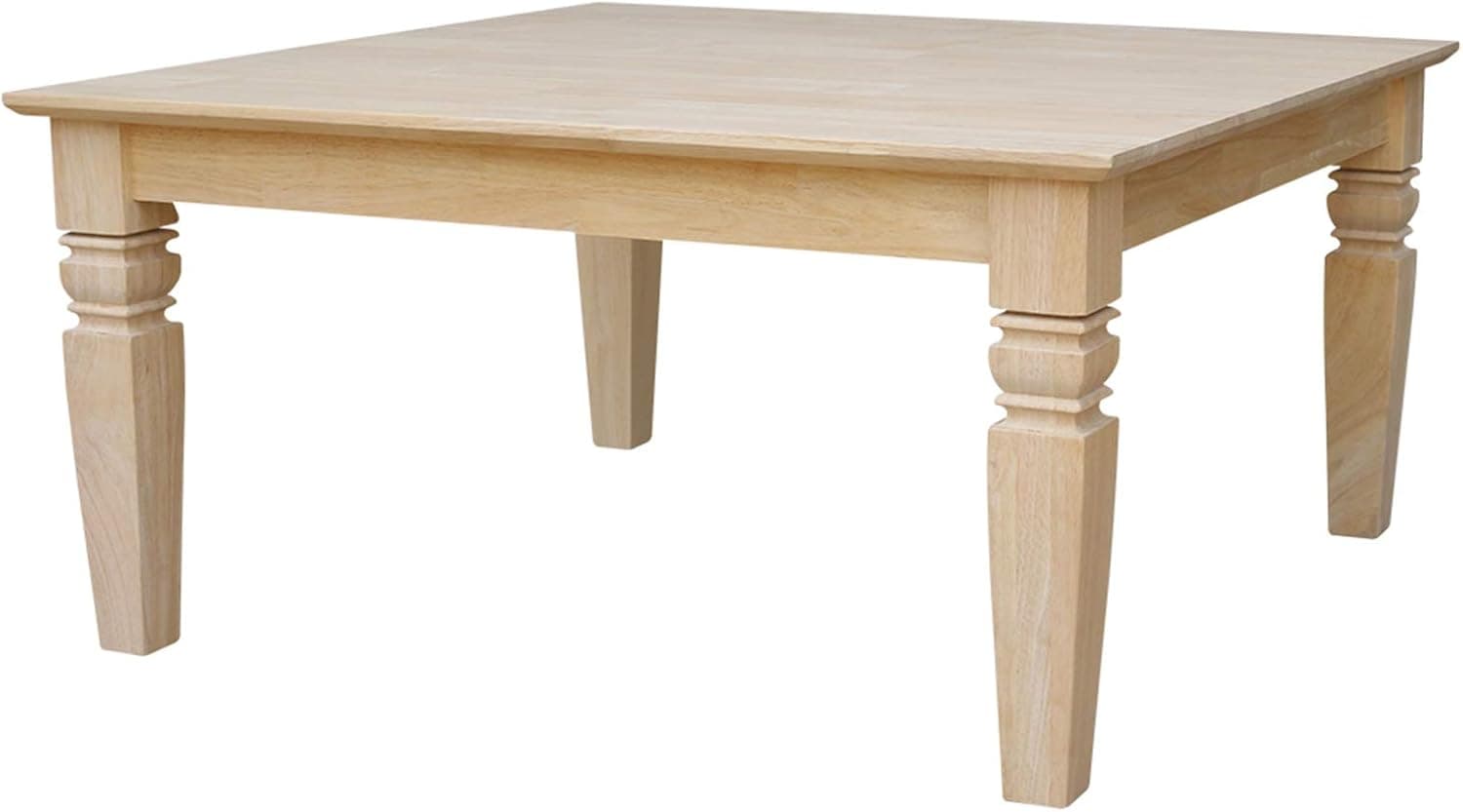 International Concepts Java Square Coffee Table Unfinished