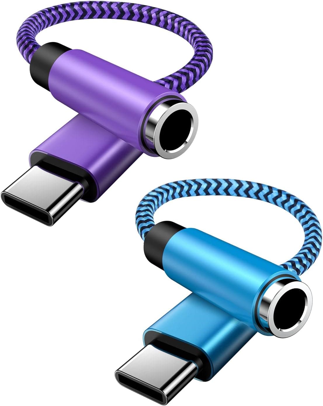 USB C to 3.5mm Audio Adapter, Male to Female Aux Cable for Samsung Galaxy S23 S22 Ultra S22+ S21 Plus S20 FE, Google Pixel 7 Pro 6 6a 5 5a 4 XL, Moto G Stylus USBC Stereo Jack Headphone Dongle Adaptor