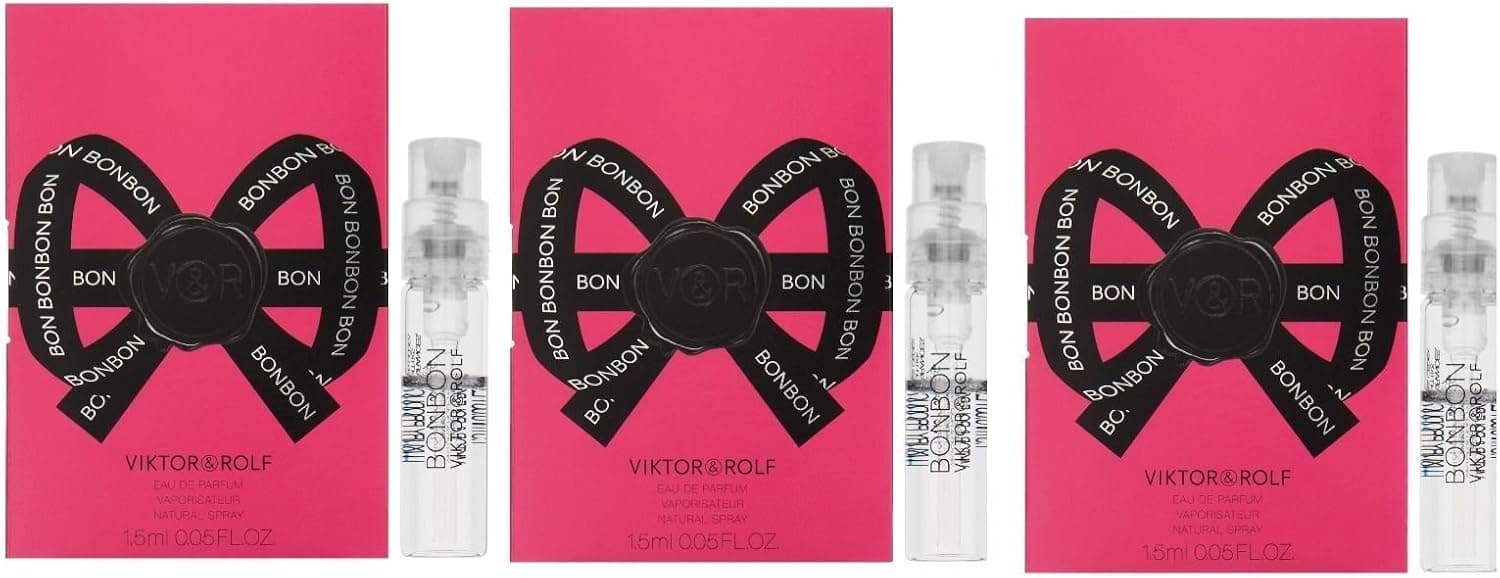 Viktor & Rolf 3 x BonBon Eau de Parfum Spray 0.05 oz /1.5 ml Vial Sample New