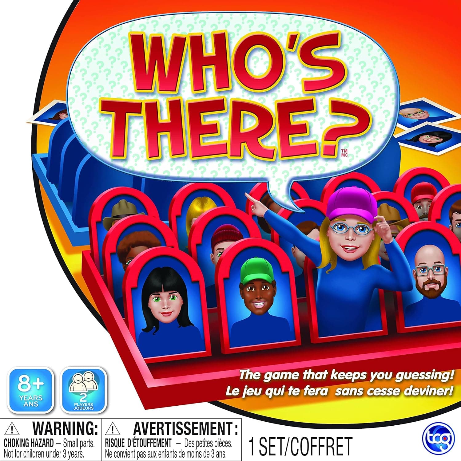 Family Games - Who's There - Be The First to Guess Your Opponent! Great Gift for Boys and Girls!