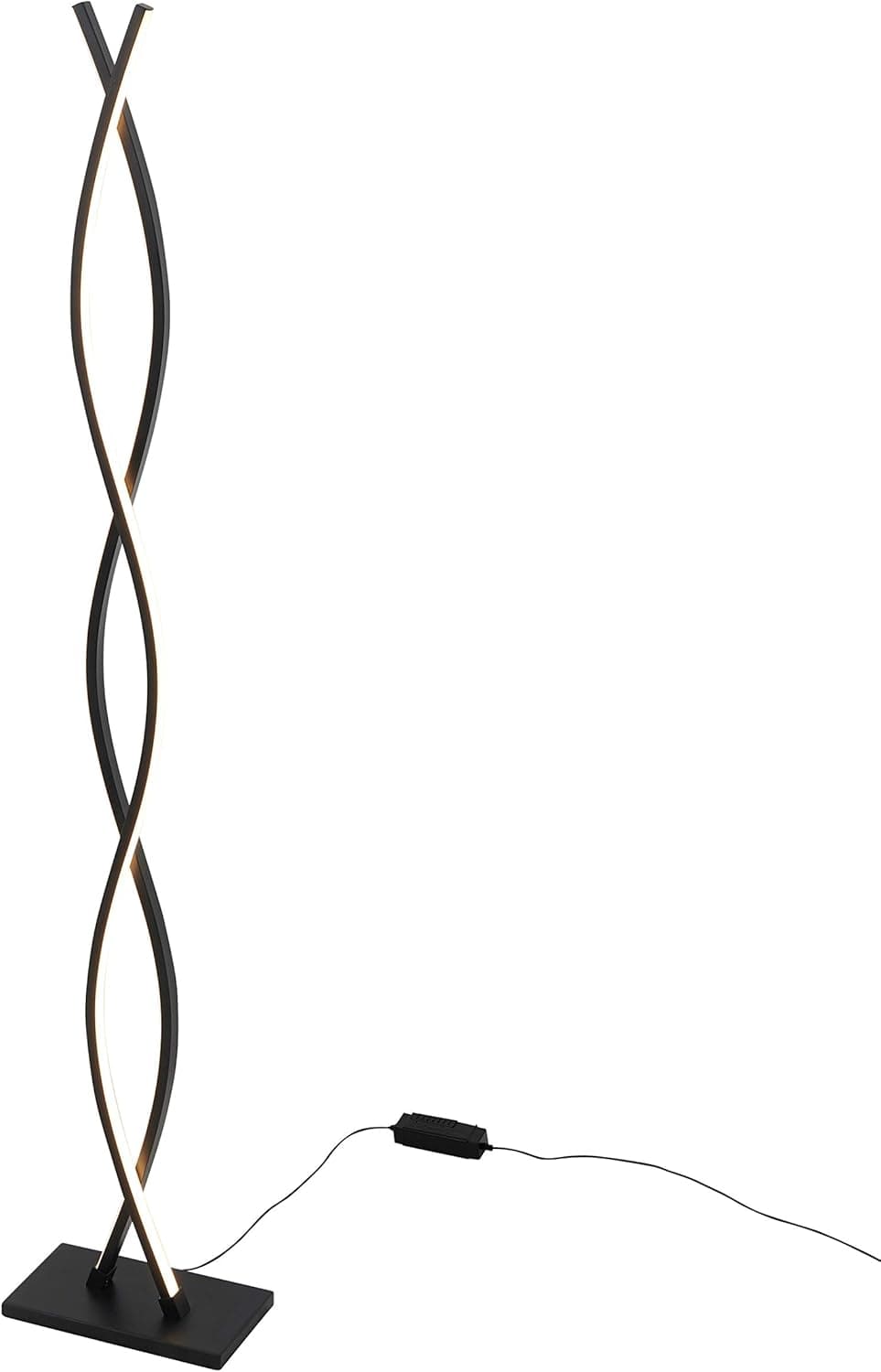 Artika FLR-WA-BL Wave Floor Lamp, Black