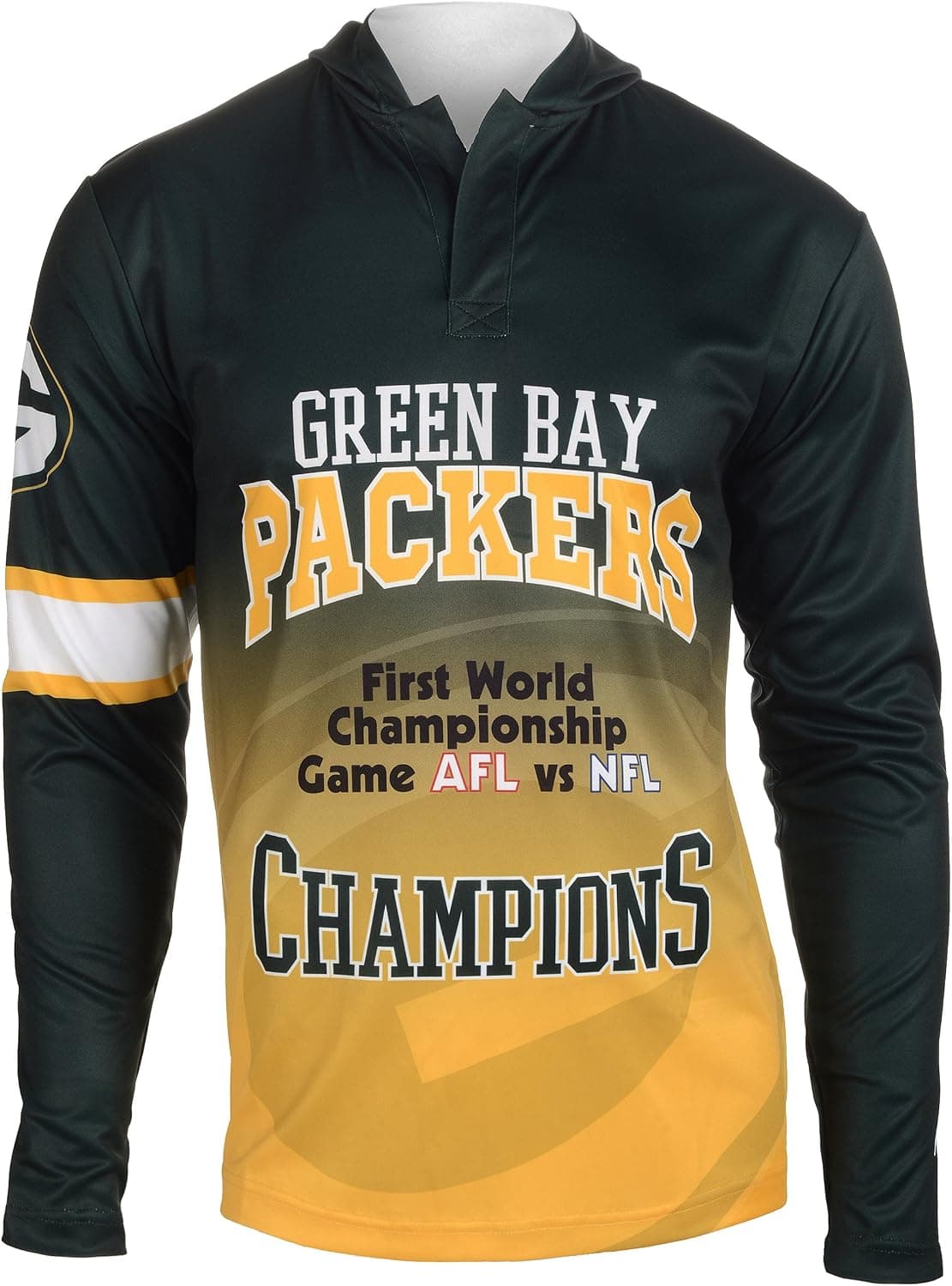 NFL Green Bay Packers Super Bowl I Champions Hoody Tee, X-Large