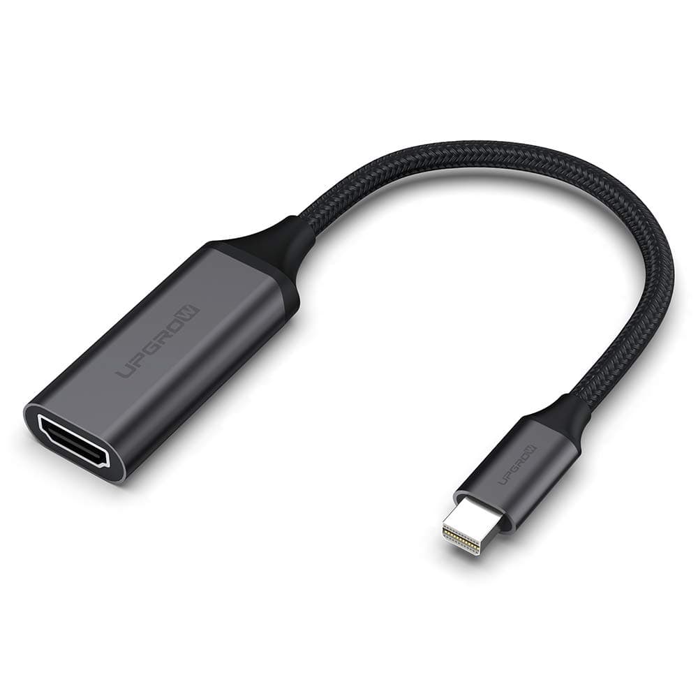 Upgrow Thunderbolt to HDMI Adapter Aluminum Mini DP DisplayPort to HDMI Adapter for Apple MacBook Air/Pro, Microsoft Surface Pro/Dock, Monitor, Projector, or More, 1080P