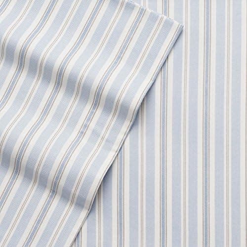 Cuddl Duds Full Size Heavyweight 4-Piece Flannel Sheet Set, Blue Stripe by Cuddl Duds