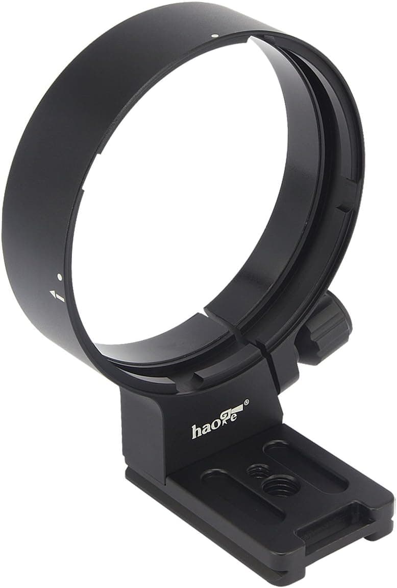 Haoge LMR-N84G Lens Collar Replacement Foot Tripod Mount Ring for Nikon AF-S AFS NIKKOR 80-400mm f/4.5-5.6G ED VR Lens Built-in Arca Type Quick Release Plate