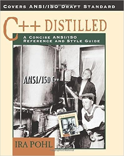 C++ Distilled: A Concise ANSI/ISO Reference and Style Guide