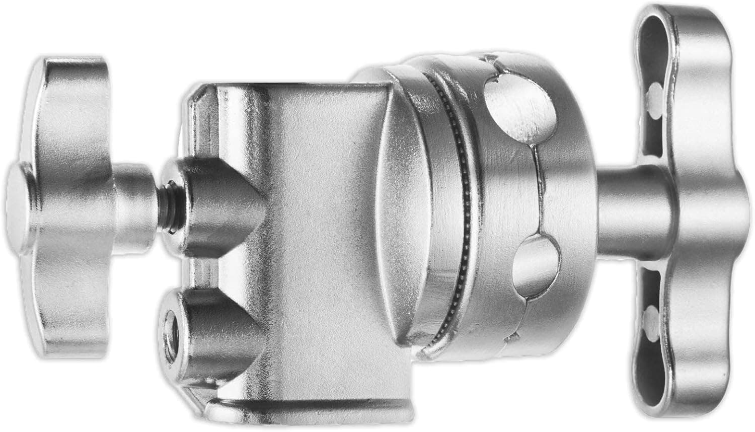 Selens 2.5 inch Heavy Duty Grip Head, Multi Functional Swivel Head Clamp Holder Bracket Adapter with 4, 8, 11, 16mm Mount for Light Stand, Extension Boom Arm