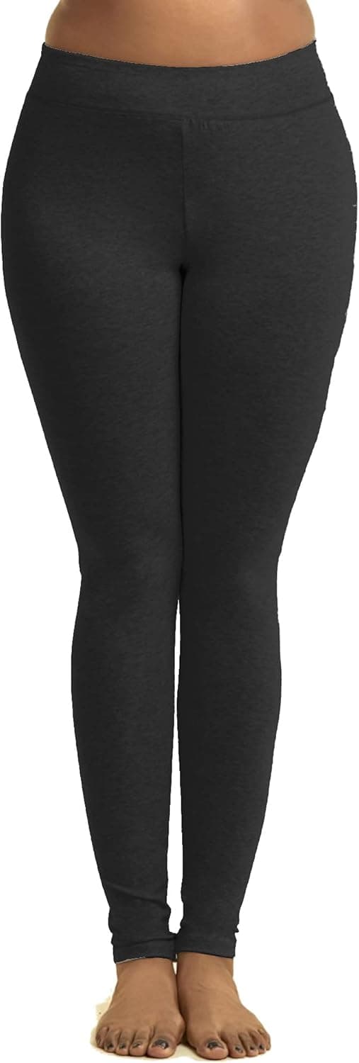 Popular Womens Plus Size Leggings - Cotton Full Length Womens Leggings Plus Size. Great for Gym, Workout, Or Yoga. 1X-5X