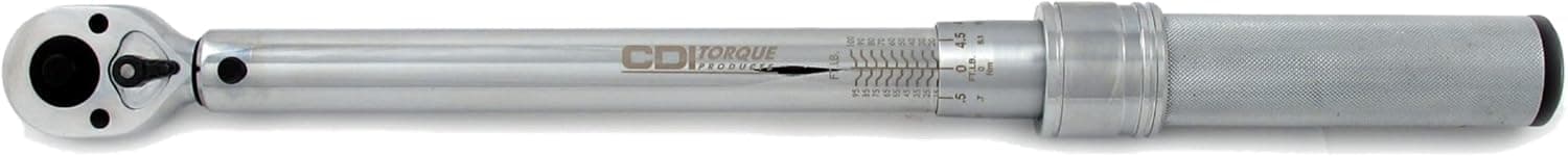 CDI Torque 2502MRMH 3/8-Inch Drive Metal Handle Click Type Torque Wrench, Torque Range 30 to 250-Inc