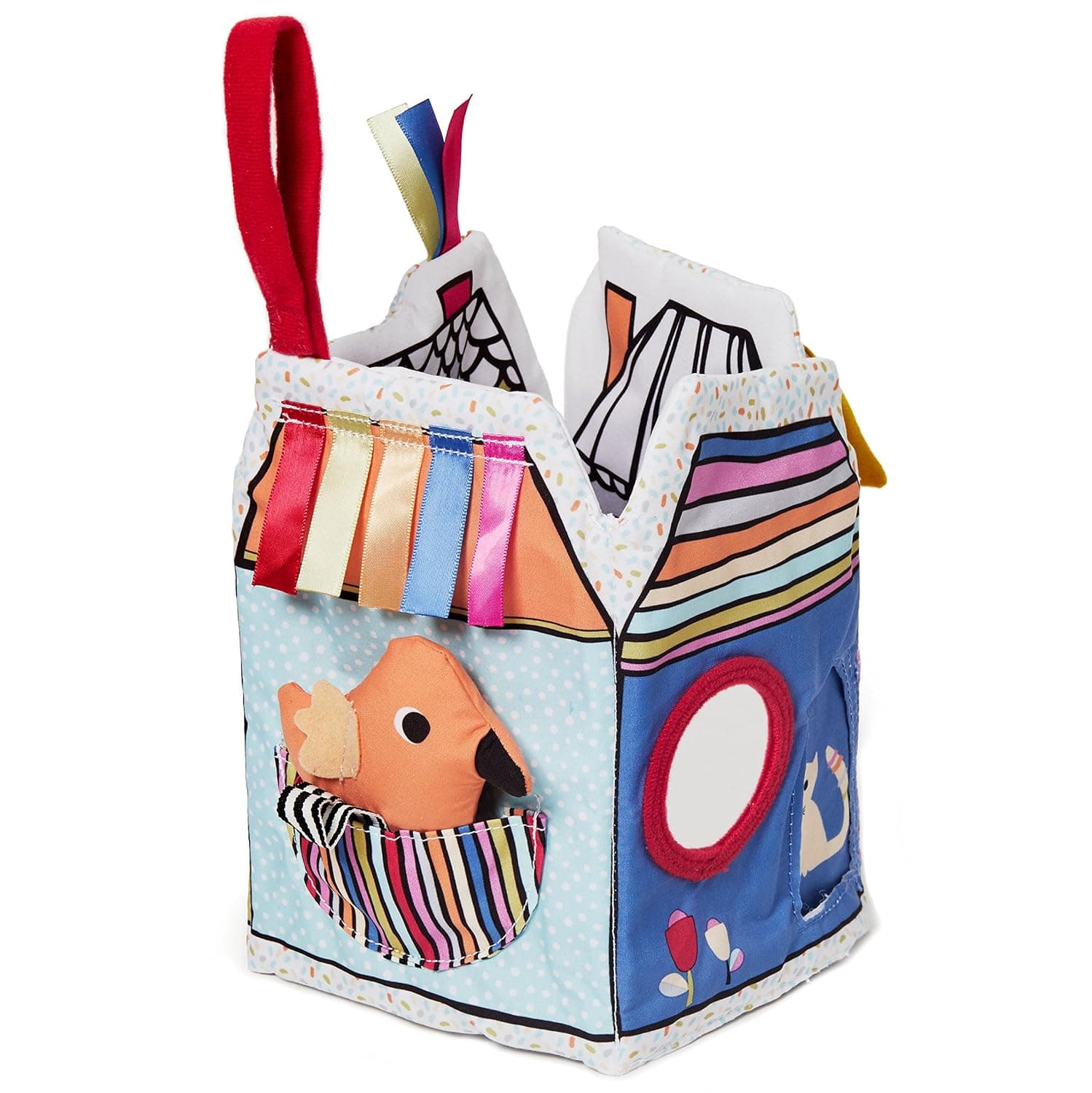 Skip Hop Vibrant Village Peek & Play Baby Activity Crinkle Book, Multi (Discontinued by Manufacturer)