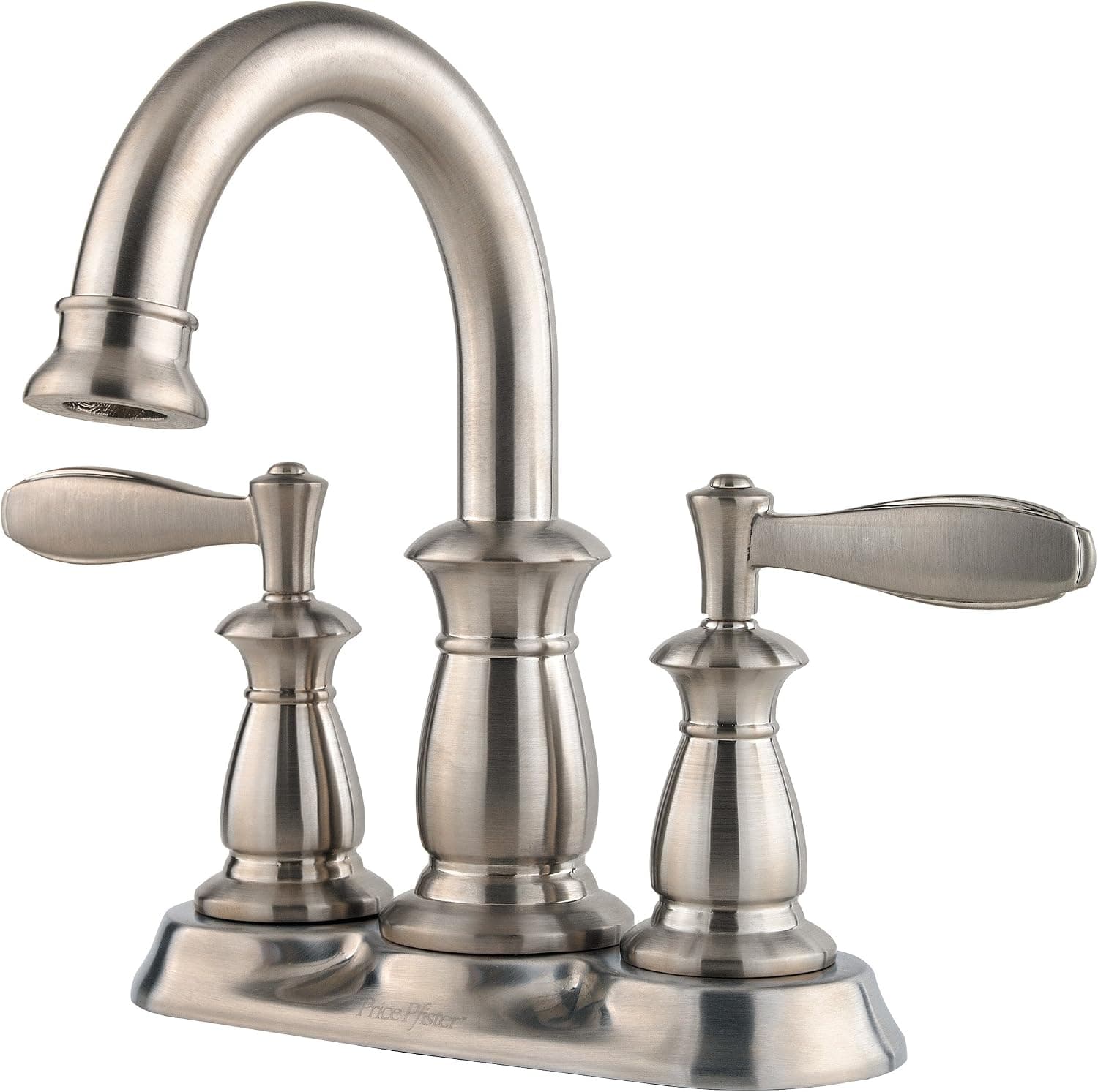 Pfister Langston 2-Handle 4" Centerset Bathroom Faucet, Brushed Nickel