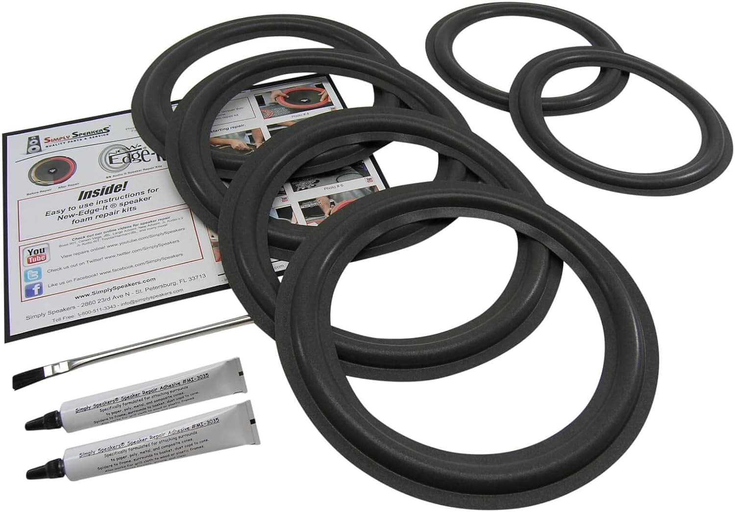 Acoustic Research AR90 Complete System Speaker Repair Kit FSK-AR90C