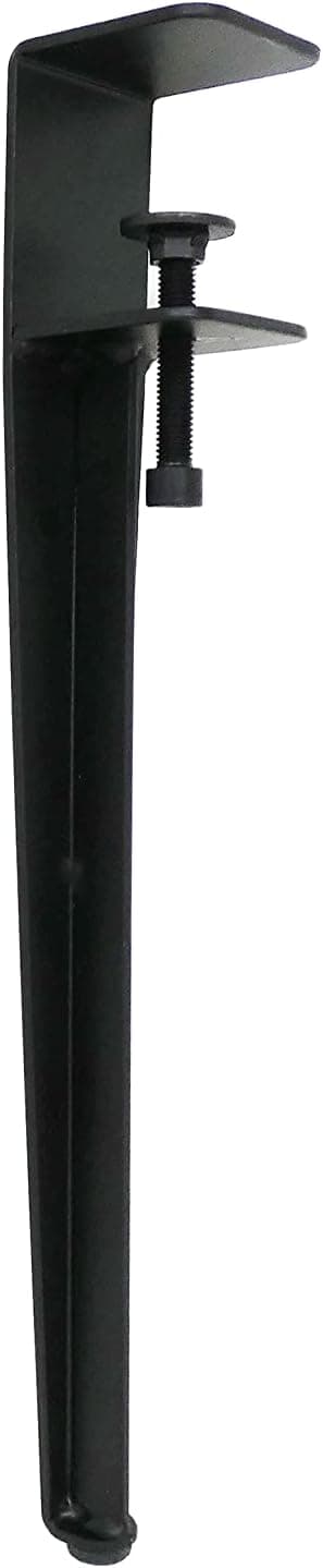Shepherd Hardware 16" Adjustable Fit Table Clamp Legs, Black