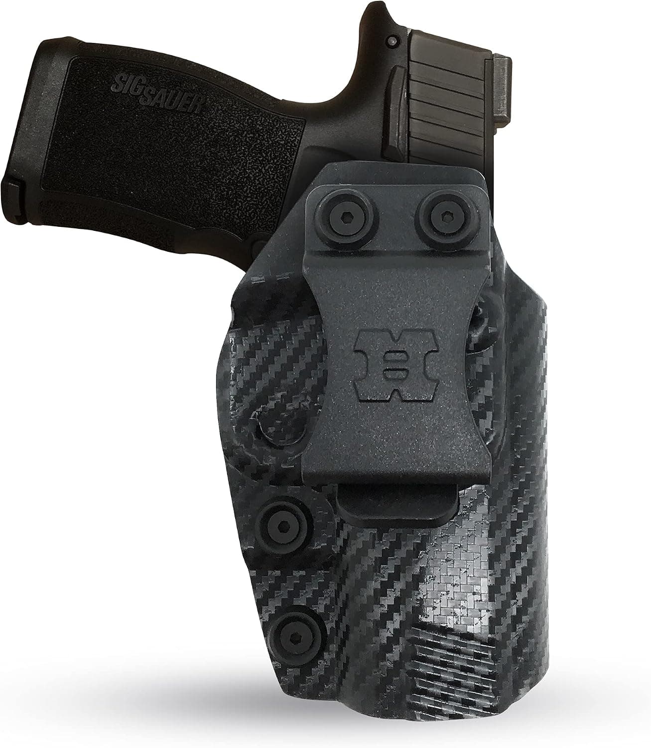 Concealed Carry Iwb Kydex Holster for SIG Sauer P365XL by Houston | Lined Inside for Strong Retention and Protection | Reinforced Plastic Clip Lightweight