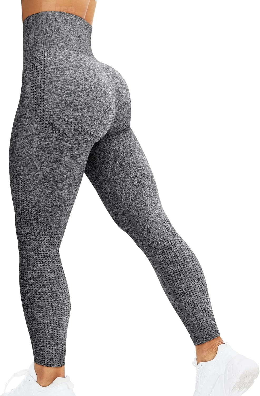 HIGORUN Women Seamless Leggings Smile Contour High Waist Workout Gym Yoga Pants