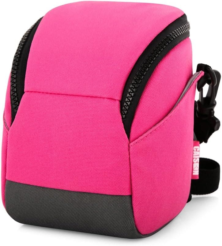 CAISON Camera Case Shoulder Bag for Canon EOS M50 PowerShot SX60 / Sony Cyber-Shot HX400 HX350 HX300 H400 H300 RX10 / Panasonic LUMIX FZ80 FZ300 / Nikon COOLPIX B700 B500