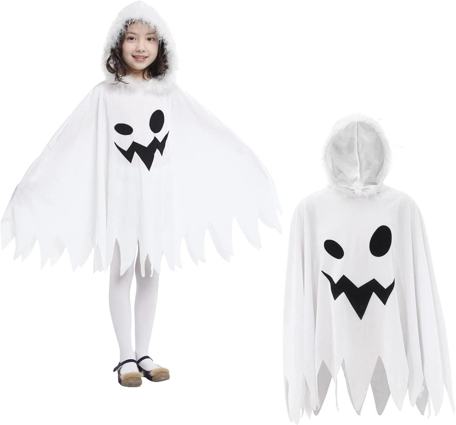 Jimall Girls Halloween Costumes Ghost Scary Fanny Dress