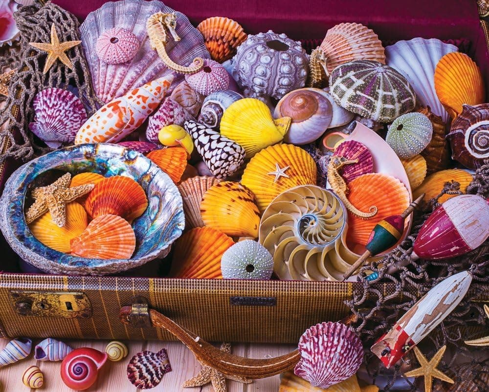 Springbok's 1500 Piece Jigsaw Puzzle Vacation Treasures - Made in USA