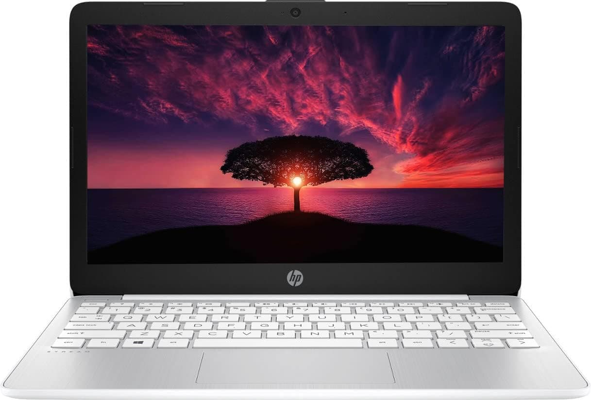 HP 2023 11" HD IPS Laptop, Windows 11, Intel Celeron Processor Up to 2.60GHz, 4GB RAM, 64GB SSD, Intel 4K Graphics, Ultra-Fast WiFi Speed, Dale White (Renewed)