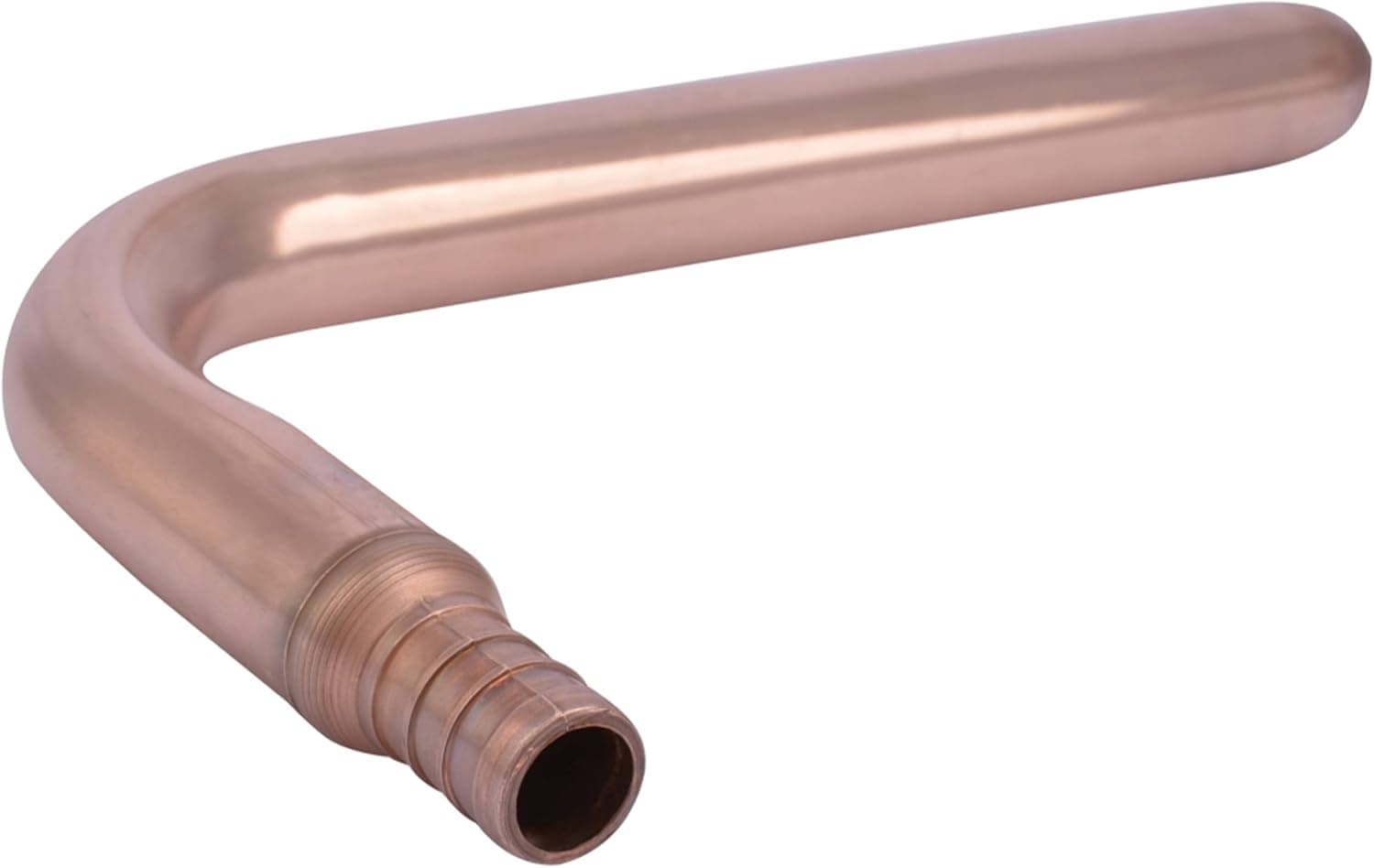 SharkBite 1/2 Inch x 1/2 Inch Crimp Copper Stub Out Elbow, Plumbing Fittings, PEX Pipe, PE-RT, 23070