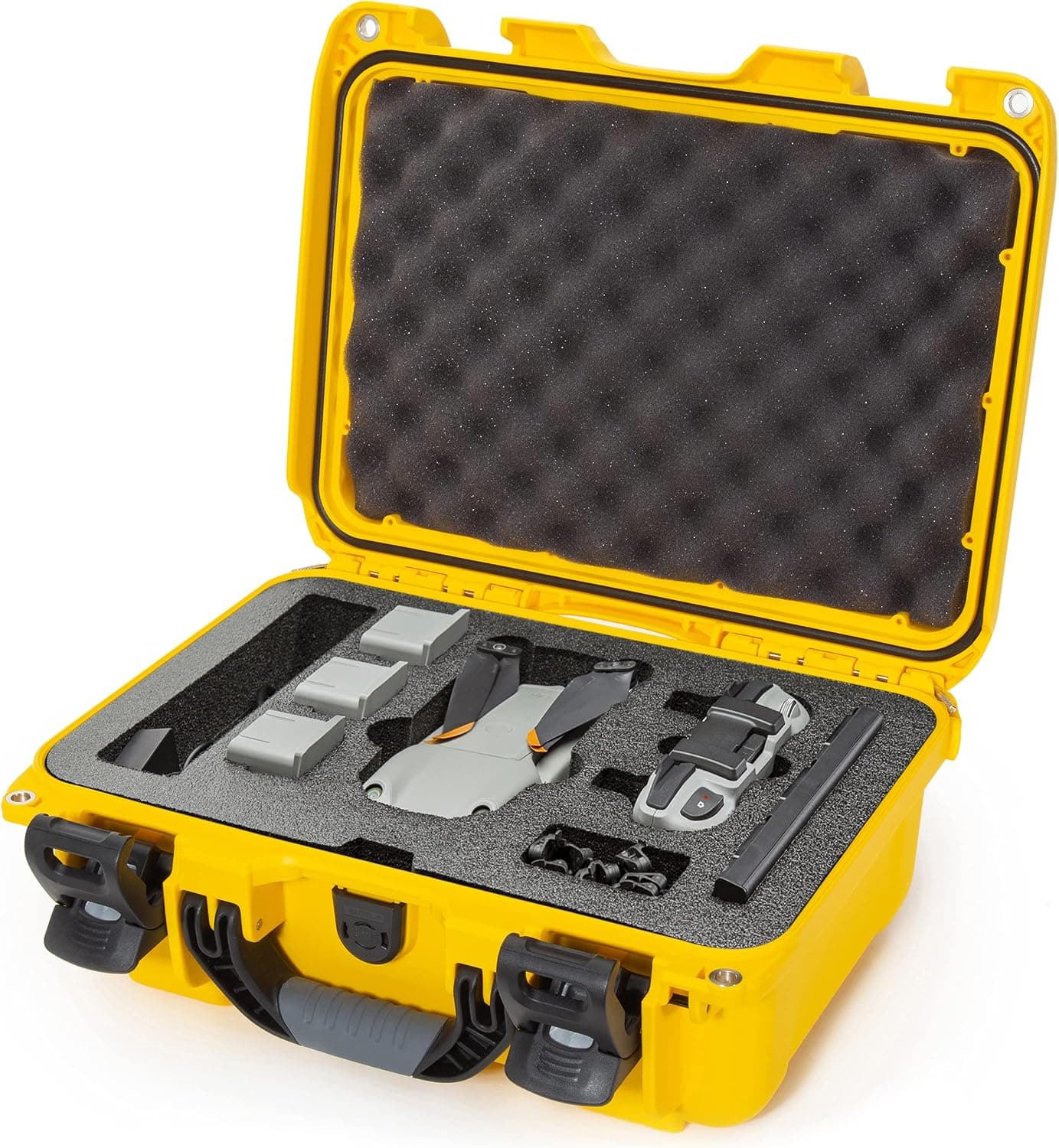 Nanuk Waterproof Hard Case with Foam Insert for DJI Air 2S Fly More Combo - Yellow 915-MAVIA2S4