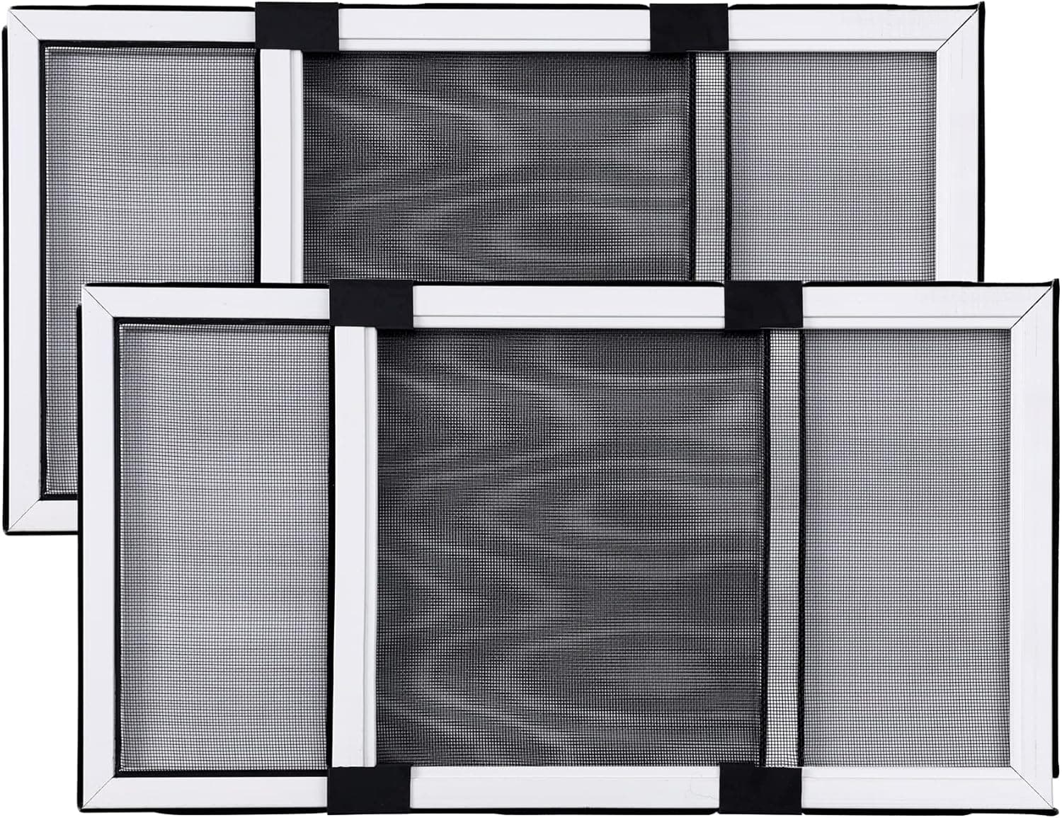 BafloTEX Window Screen, Window Screens Expandable, Adjustable Window Screen Replacement, Screen with Aluminum Frame, Fiberglass Screen Mesh, Privacy Window Screen Mesh, Slide Window Screen-2140-2