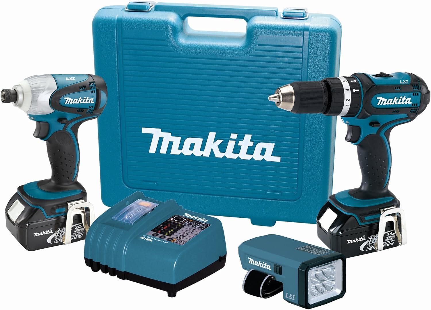 Makita LXT318 18V LXT® Lithium-Ion Cordless 3 Pc. Combo Kit